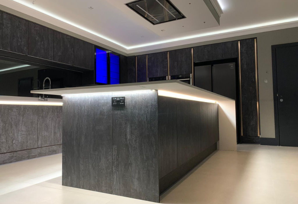 our work on a modern kitchen