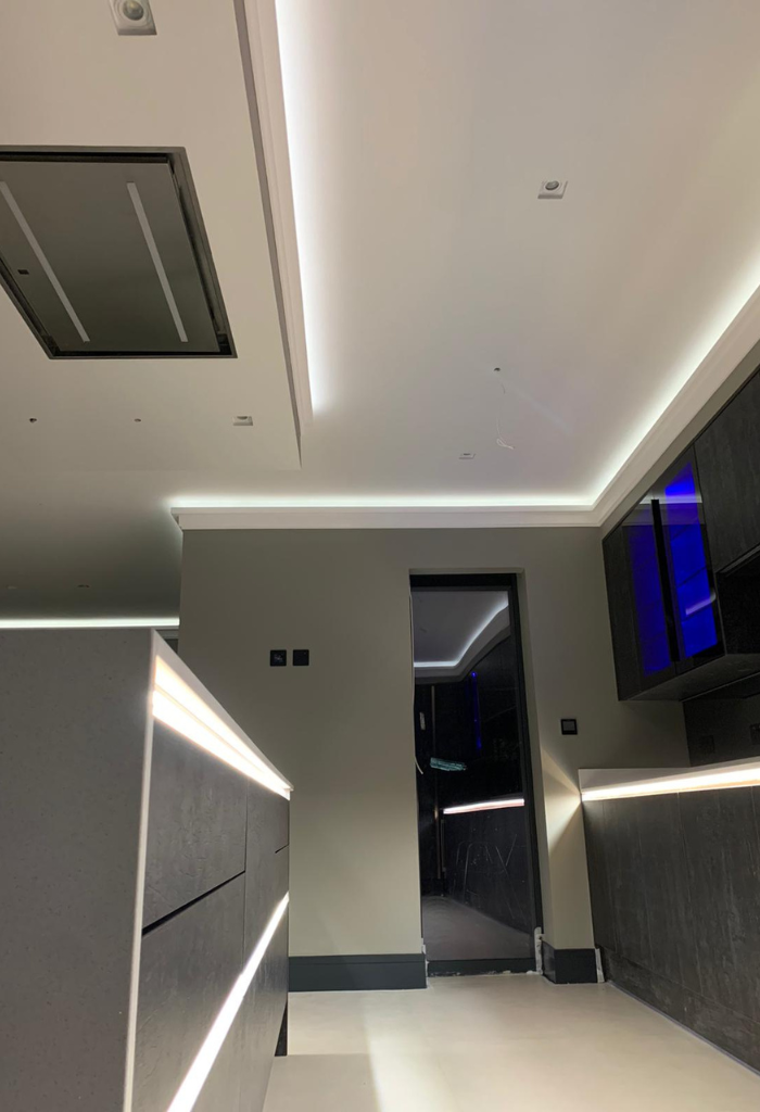 our work on a modern kitchen
