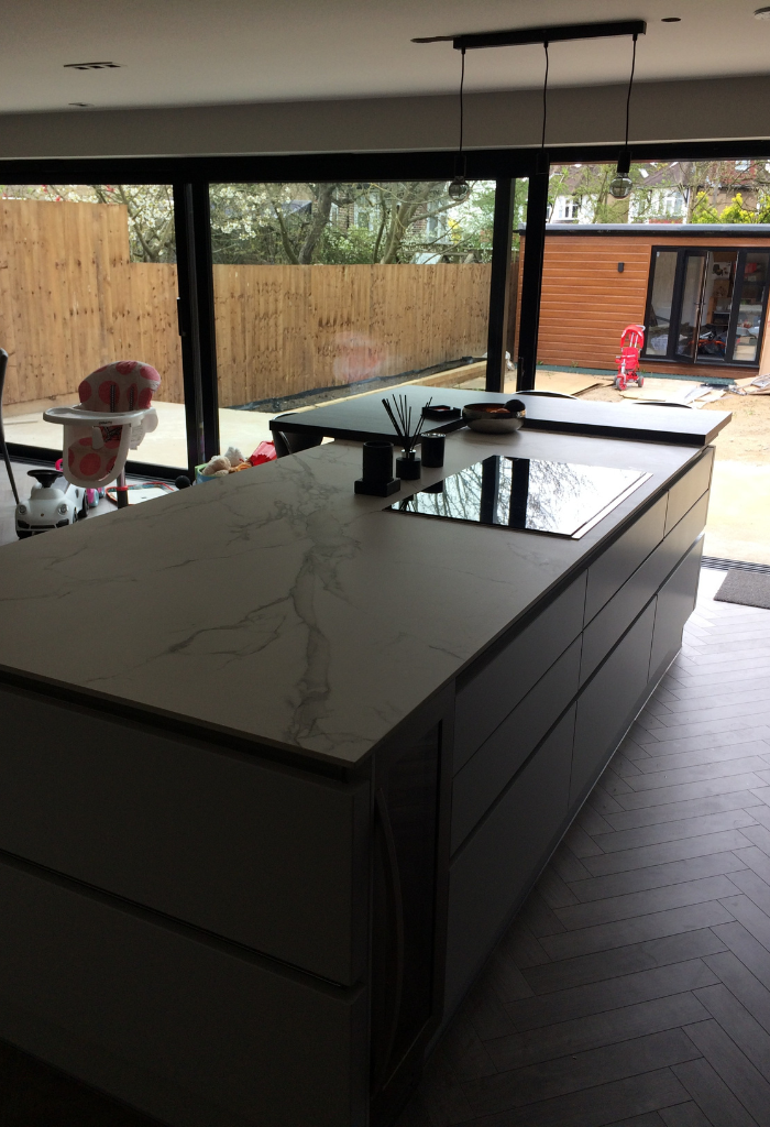 our work on a modern kitchen