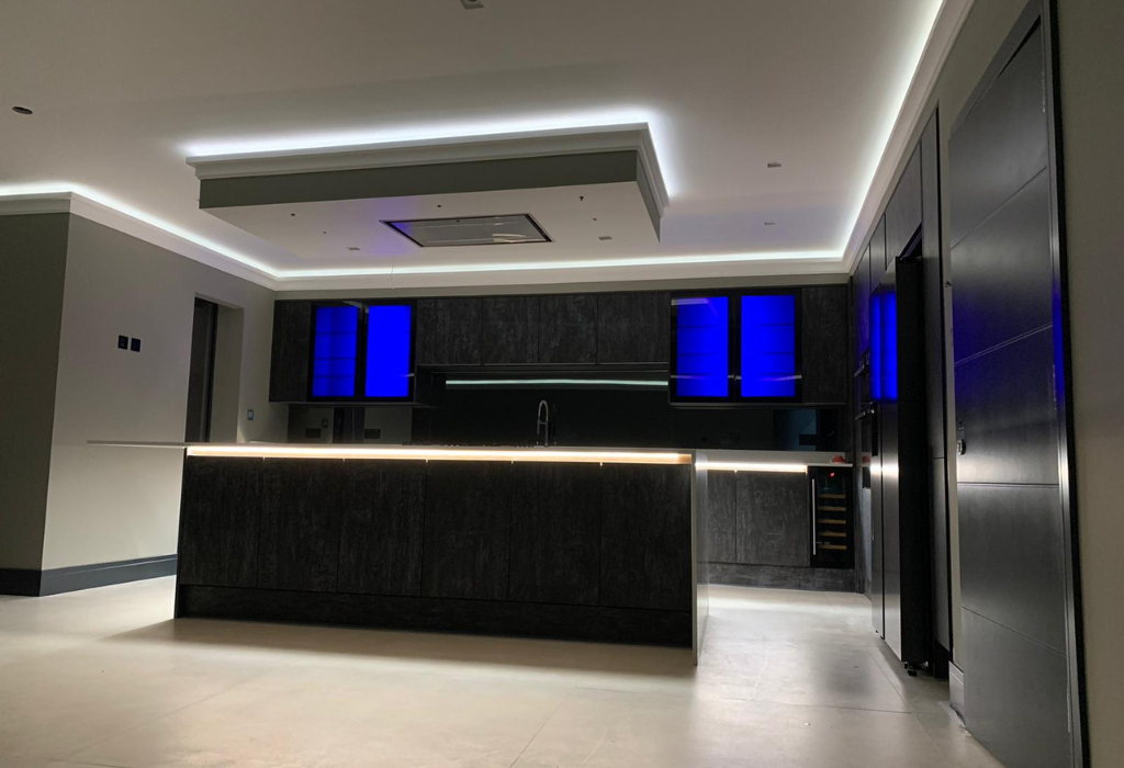 our work on a modern kitchen