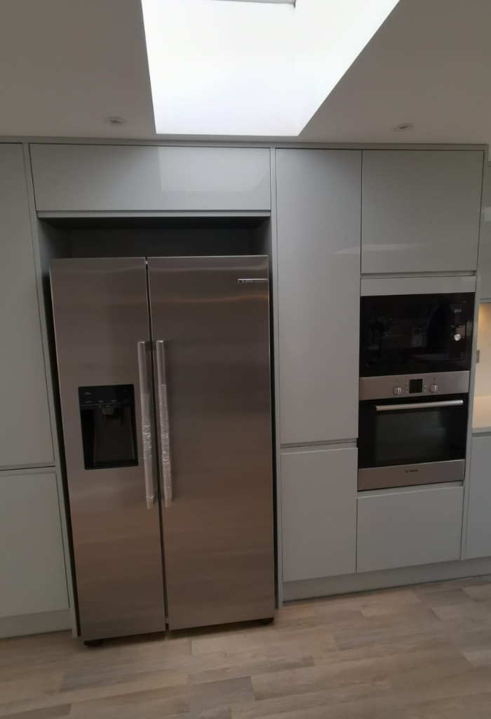 our work on a gloss kitchen