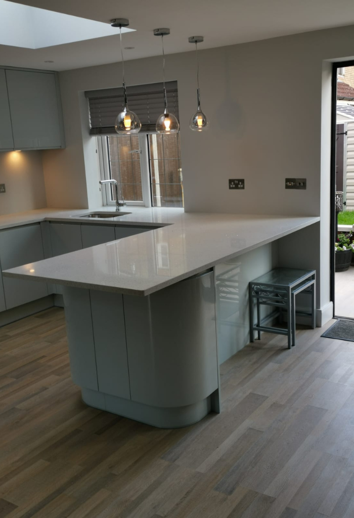 our work on gloss kitchen