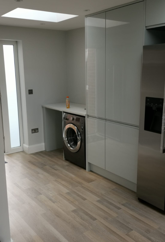 our work on a gloss kitchen