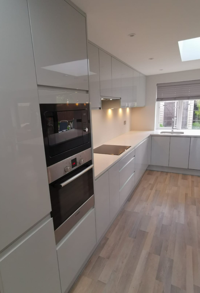 our work on gloss kitchen