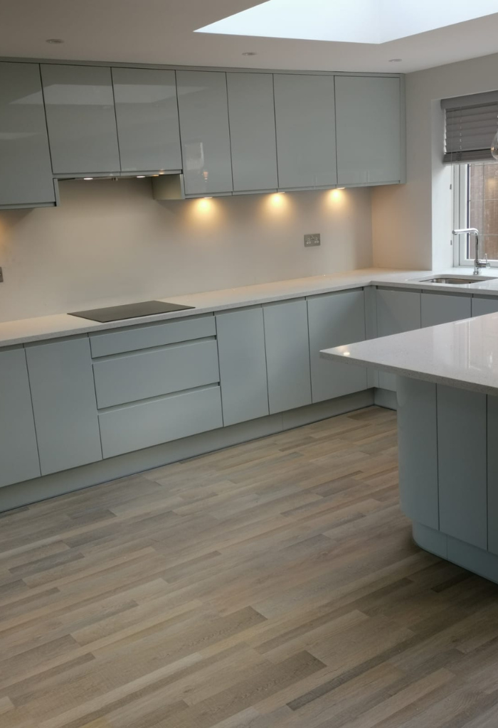 our work on a kitchen in gloss